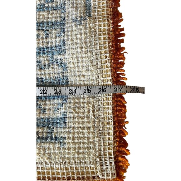 Handmade God Bless America Latch Hook Rug Wall Hanging Mat 27.5 X21Patriotic - Picture 8 of 9